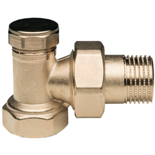 Кран для радиатора1/2 угловой нижний