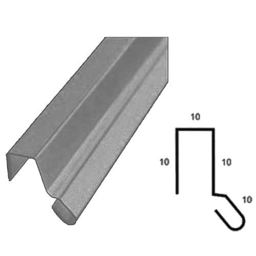 Парапет на забор С-8 цветной (2 м.) Серый RAL 7004