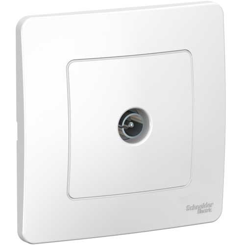 Розетка TV СП Schneider Electric Blanca белый 