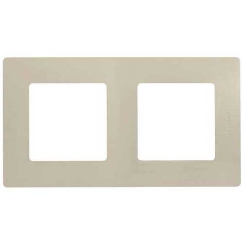 Рамка двойная Legrand Etika слоновая кость