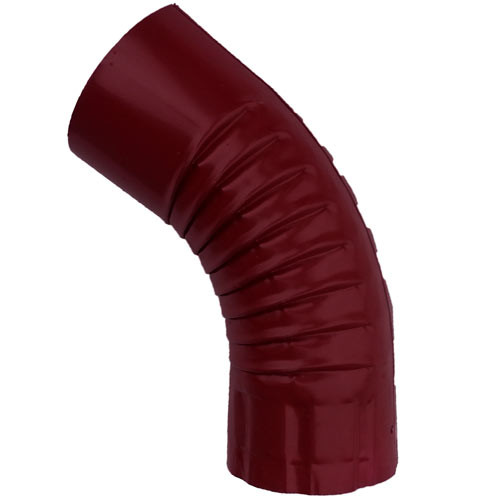 Колено трубы водосточное Вишневое