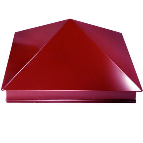 Колпак на столб 400*400 Вишневый