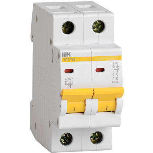 Автоматический выключатель 2п 32А ИЭК