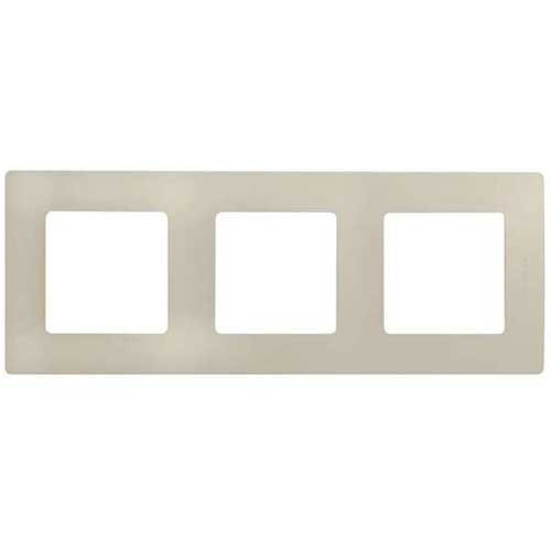 Рамка тройная Legrand Etika слоновая кость