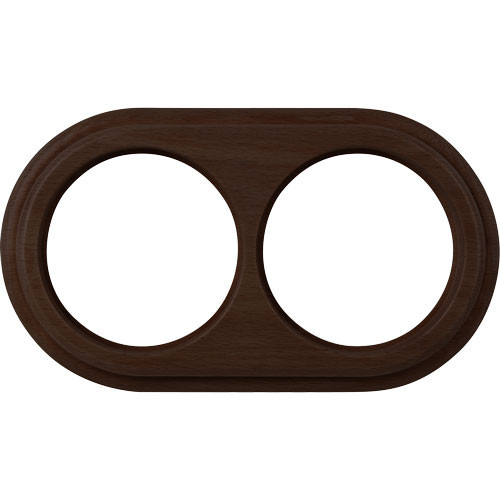 Рамка двойная Werkel Legend Ретро венге