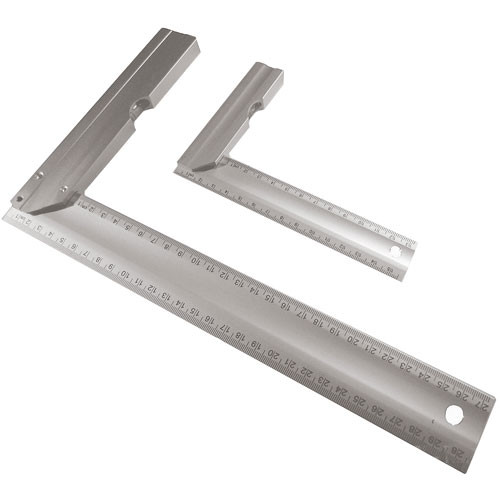 Угольник столярный 250 мм алюминиевый Vorel