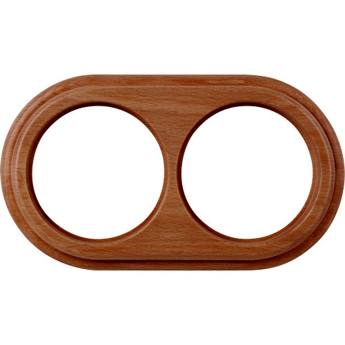 Рамка двойная Werkel Legend Ретро итальянский орех