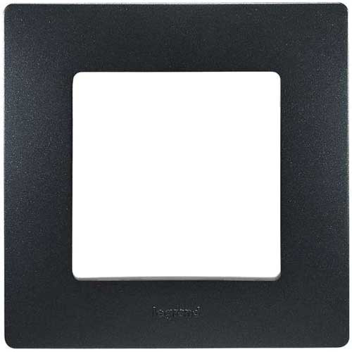 Рамка одинарная Legrand Etika антрацит