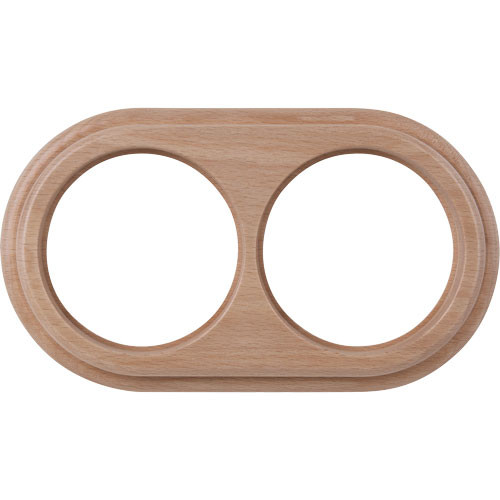 Рамка двойная Werkel Legend Ретро светлый бук