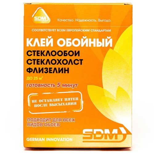 Клей SD-Glass для стеклообоев, стеклохолста и флизелиновых обоев  200 г, 