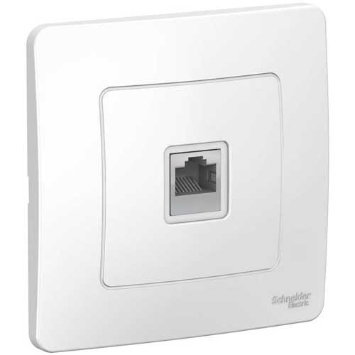 Розетка компьютерная СП Schneider Electric Blanca белый 
