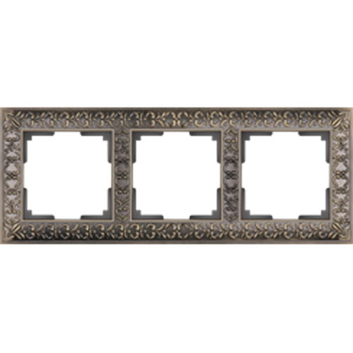 Рамка тройная Werkel Antik бронза 