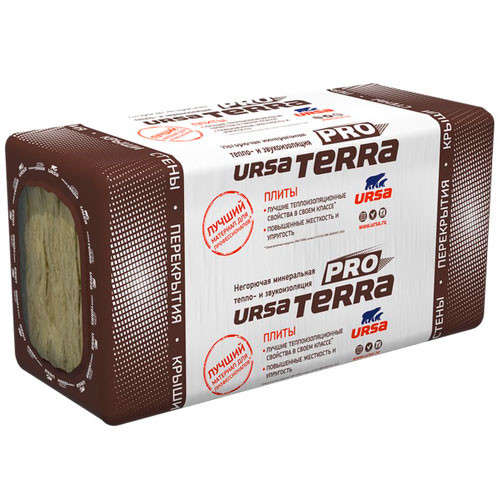 Утеплитель URSA Terra 34PN PRO плита 50*610*1000 (6.1 м2) 
