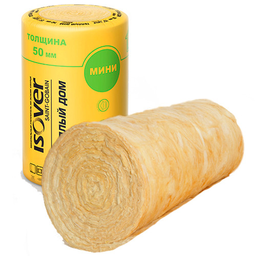 Утеплитель Изовер Теплый Дом МИНИ рулон 50*610*8200*2 (10 м2)