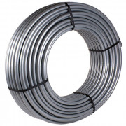 Труба сшитый полиэтилен PE-Xа 16*2,2 EVOH (100 м) серый металлик (RTP)