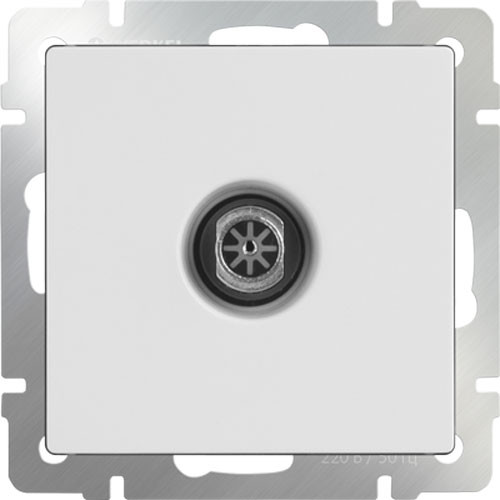 Розетка TV СП Werkel белая