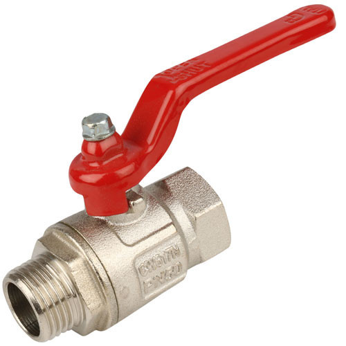 Кран шаровый 1/2 вн/нр ручка  (Rommer)