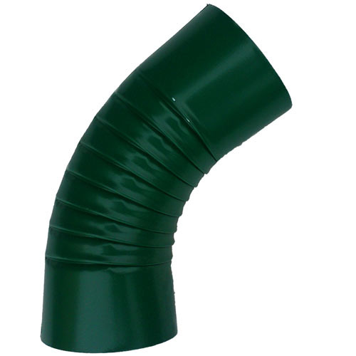 Колено водосточное сливное (отмет) Зеленое