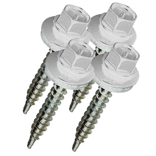 Саморезы кровельные 5.5*19 (300 шт) Белые