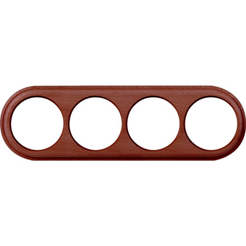 Рамка четырехместная Werkel Legend Ретро итальянский орех