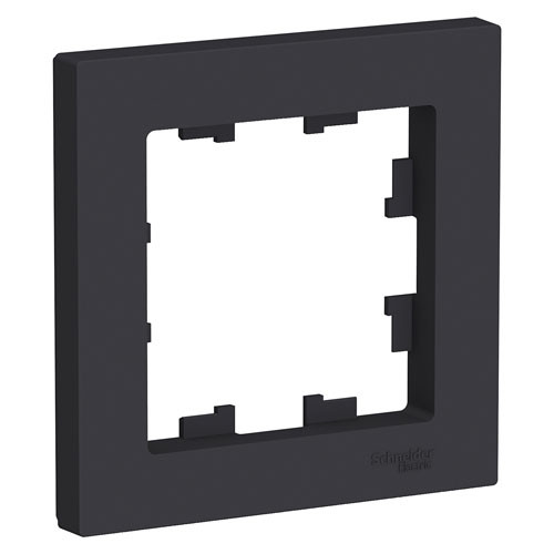 Рамка одинарная Schneider Electric AtlasDesign карбон