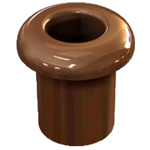 Втулка для кабеля ретро (проход через стену) пластик коричневая Bironi 