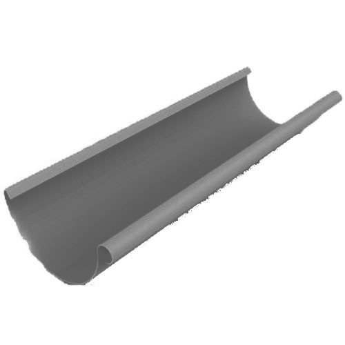 Желоб водосточный 2 м Серый (RAL 7024)