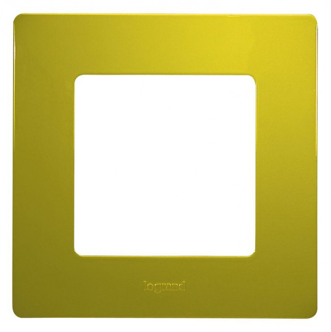 Рамка одинарная Legrand Etika зеленый