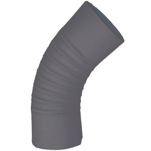 Колено водосточное сливное (отмет) Серое (RAL 7024)