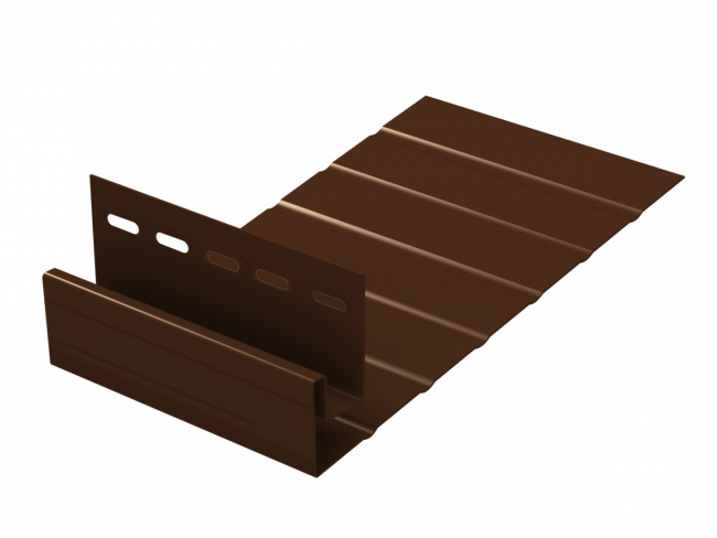 J фаска (лобовая) для софитов коричневая 3050 мм. Ю-Пласт