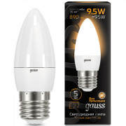 Лампа светодиодная Candle E27 9.5Вт 3000К GAUSS