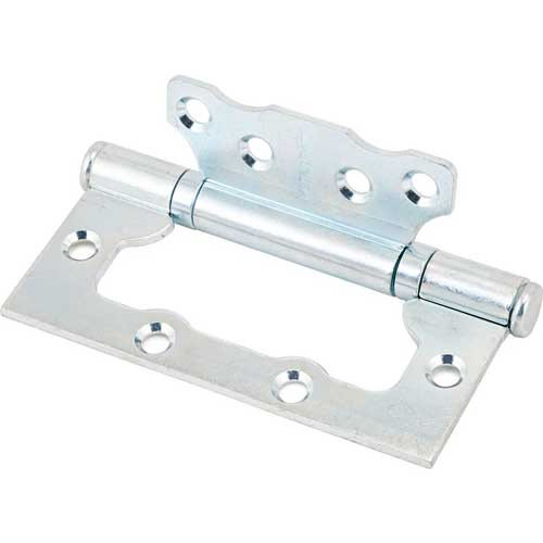 Петля стальная накладная бабочка цинк 100*75*2,5  Б/Ш