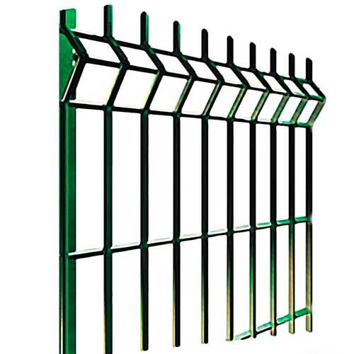 Сварная 3d сетка для забора 1530*2500 (3.5 мм) зеленая (RAL 6005)